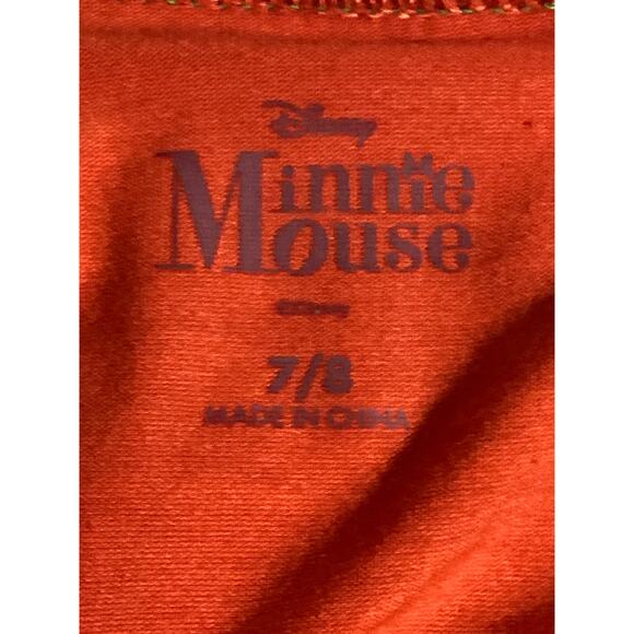 Girls Disney Minnie Mouse Orange Skirt with Character Waistband Detail, Size 7/8 - Picture 4 of 6